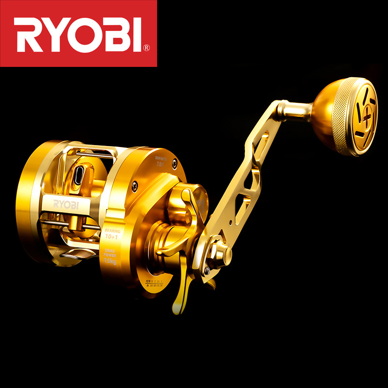 Ice Fishing Reel - JapanRYOBIRyobiVARIUSValius Gold Iron Plate Reel -