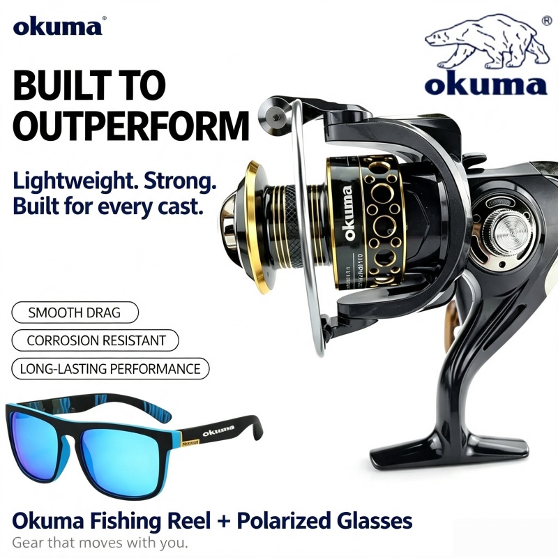 OKUMA-Kołowrotek spinningowy,  – Ice Fishing Reel recenzja i cena